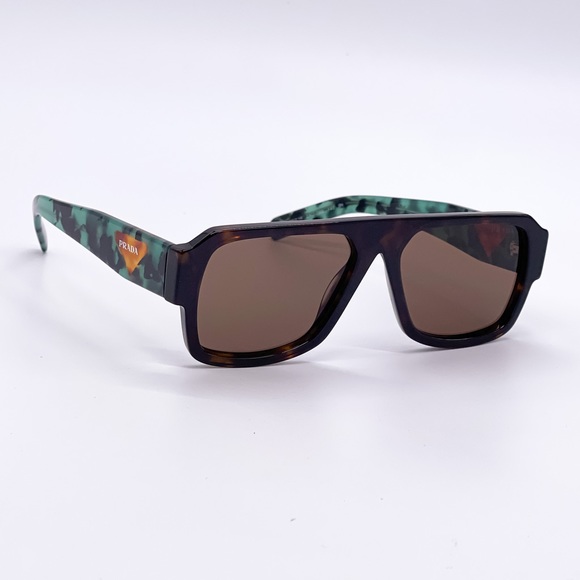 NEW PRADA UNISEX PR22YS 2AU06B SUNGLASSES GREEN PR 22YS NEW PRADA SPR 22Y - Picture 5 of 9